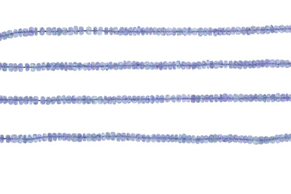 Blue Tanzanite 3.5mm Faceted Rondelles
