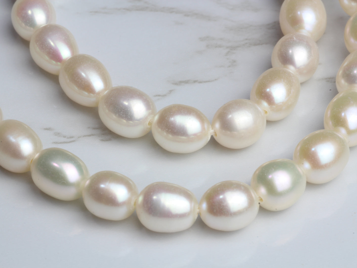 White Freshwater Pearl 6mm Rice