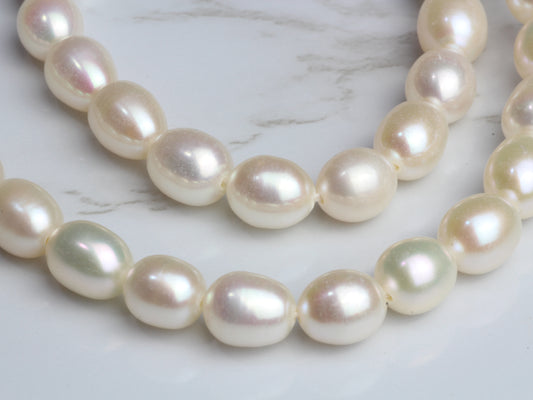 White Freshwater Pearl 6mm Rice