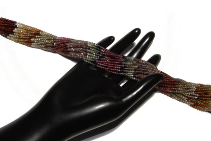 Tundra Sapphire 4mm Faceted Rondelles