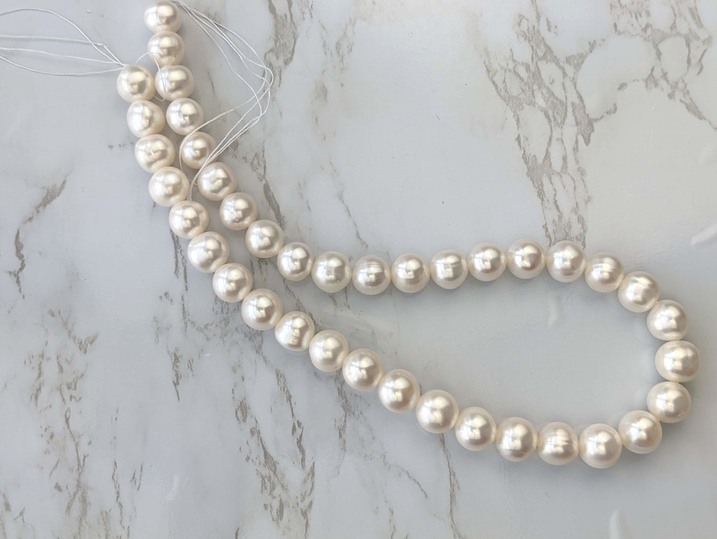 White Freshwater Pearl 11mm Baroque