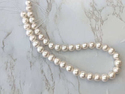 White Freshwater Pearl 11mm Baroque