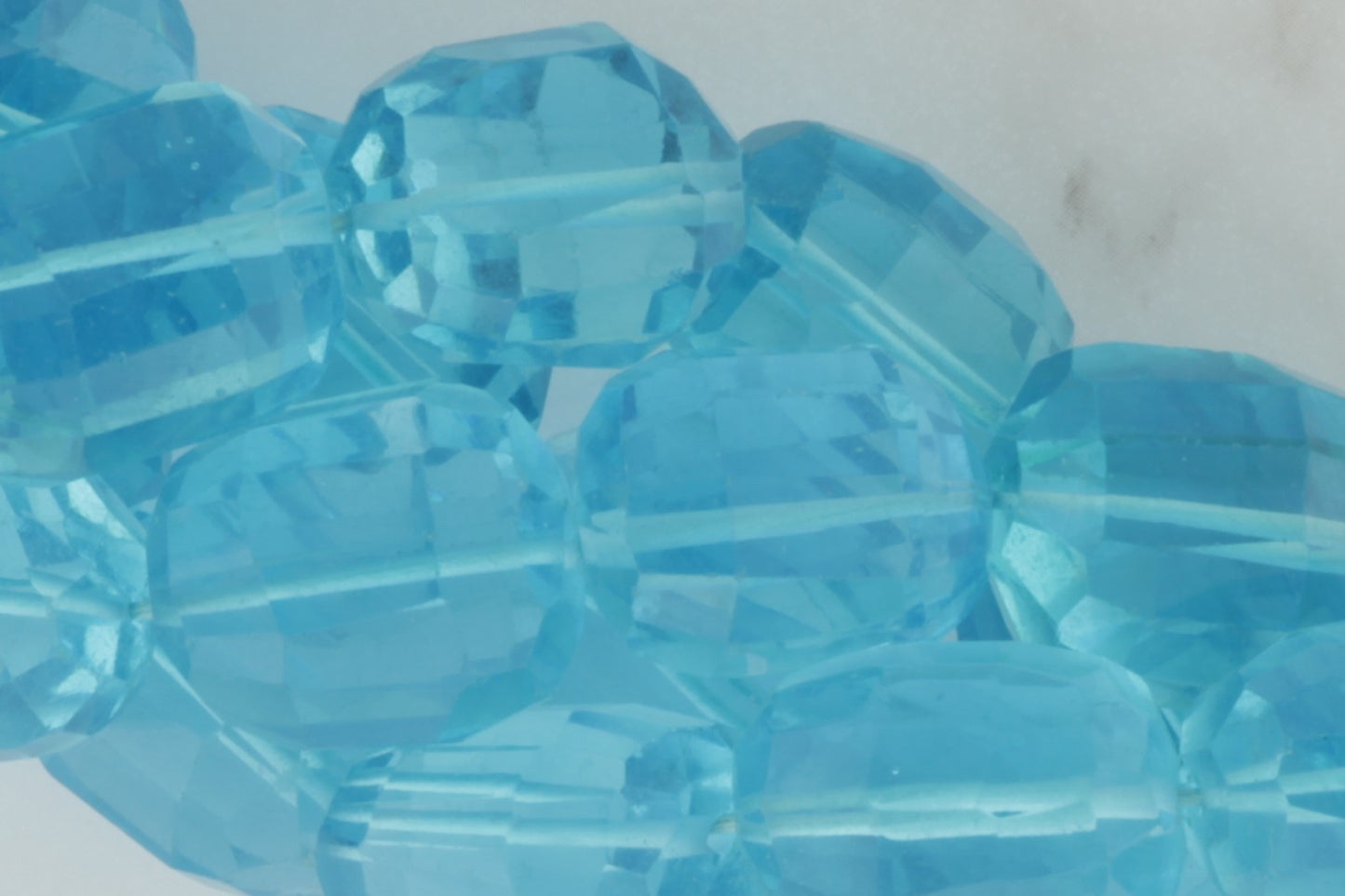 Swiss Blue Hydro Quartz 16x12mm Faceted Nuggets