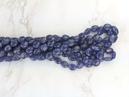 Blue Tanzanite 10x8mm Smooth Ovals