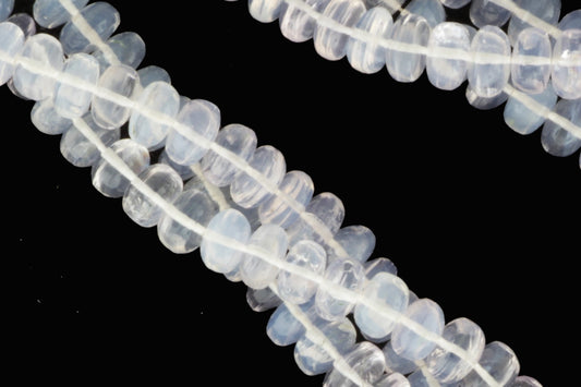 Ombre Lavendar Scorpiolite 6mm Smooth Rondelles