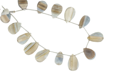 Owyhee Opal 16x11mm Faceted Pear Shaped Briolettes