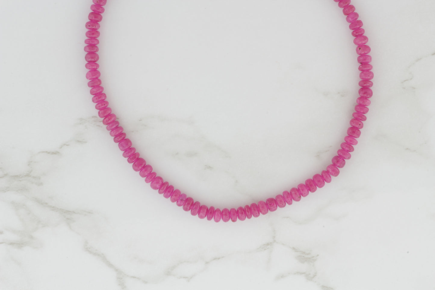 Pink Sapphire 3mm Smooth Rondelles