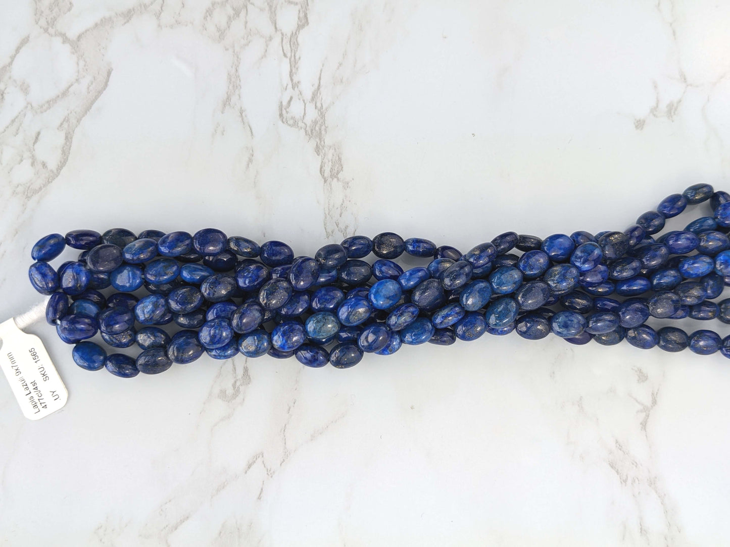 Royal Blue Lapis Lazuli 9x7mm Smooth Ovals