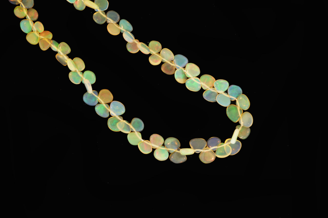 Ethiopian Opal 5mm Smooth Heart Shaped Briolettes